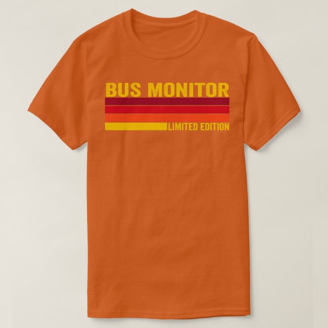 Camiseta Monitor de barramento (Frente do Design)