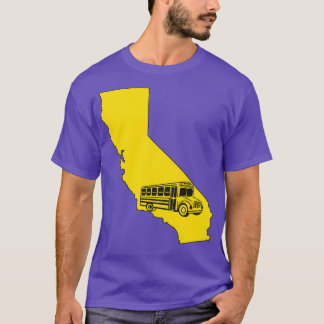 Camiseta monitor de motorista de ônibus escolar texas calif