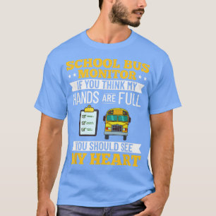 Camiseta Monitor de Ônibus Assistente de Ônibus Escolar Apr