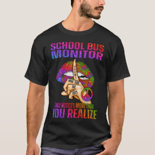 Camiseta Monitor de ônibus escolar sabe mais do que ela di