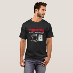 Camiseta Monitorização da pressão arterial
