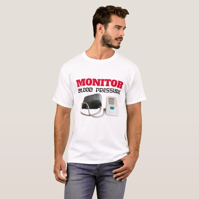 Camiseta Monitorização da pressão arterial (Frente Completa)