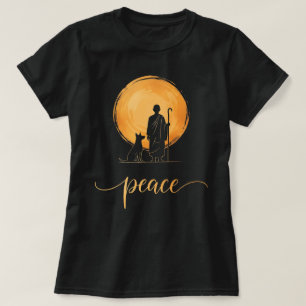 Camiseta Monjes da Caminhada pela Paz com Aloka Dog
