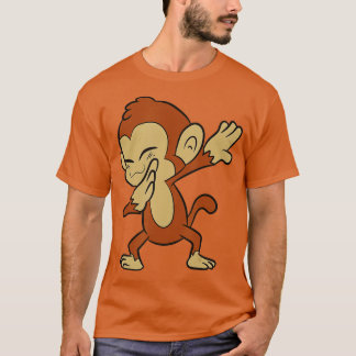 Camiseta Monkey Animal Ape Funny Dabbing Monkey
