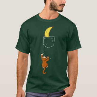 Camiseta Monkey Ape Chimpanzee Orangutan Pocket