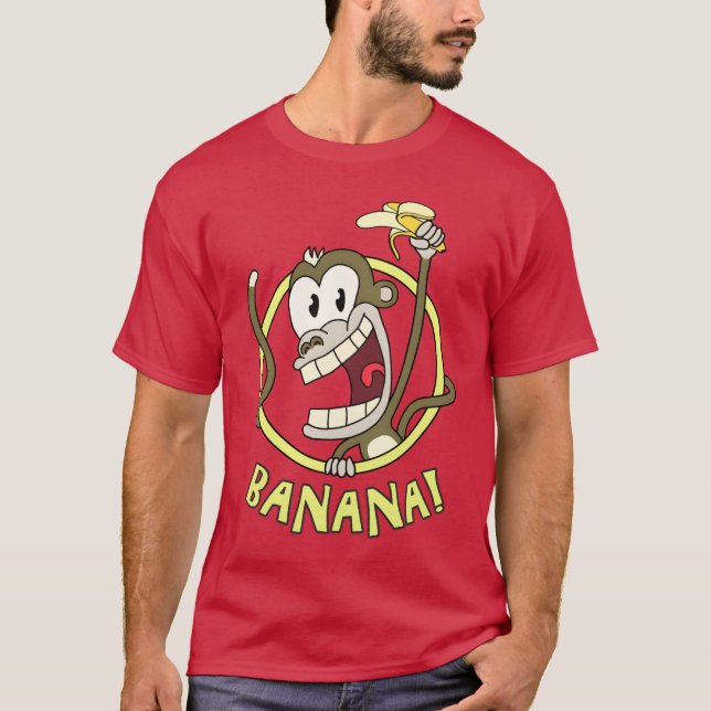 Camiseta Monkey Banana funny (Frente)
