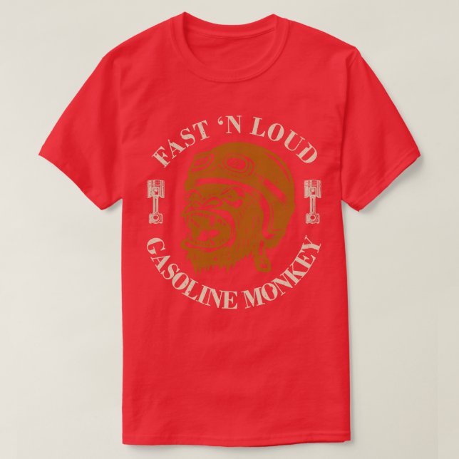 Camiseta Monkey Biker (Frente do Design)