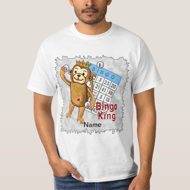 Camiseta Monkey Bingo King (Frente)