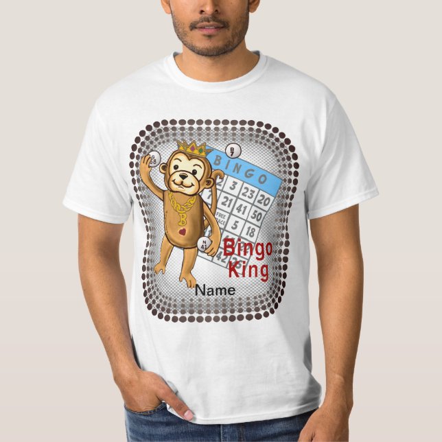 Camiseta Monkey Bingo King (Frente)