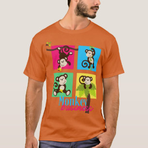 Camiseta Monkey Business Engraçado Design Para Amantes de o