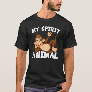 Camiseta Monkey Gorilla My Spirit Animal Forest Anima
