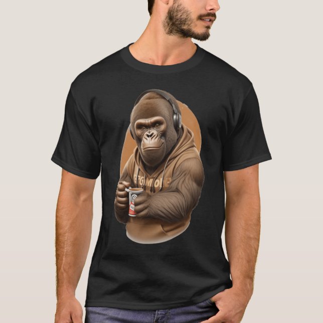 Camiseta Monkey Groove Café (Frente)
