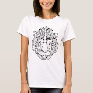 Camiseta Monkey Head Doodle