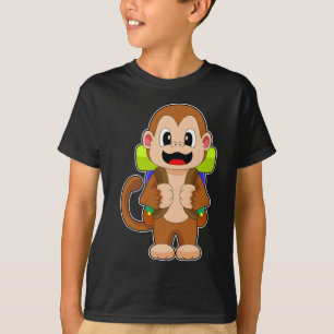 Camiseta Monkey Hiker Backpack