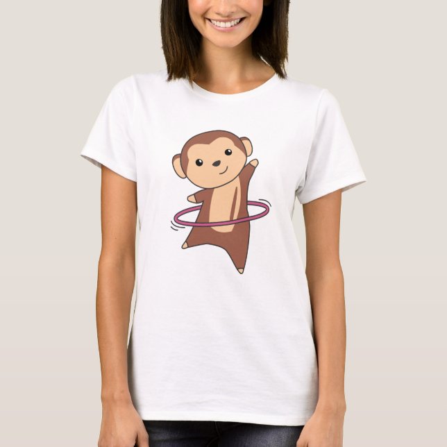 Camiseta Monkey Hullern Funny Dancing Sport Huller Tires (Frente)