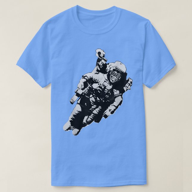 Camiseta Monkey In An Astronaut Space Monkey Astrology  (Frente do Design)