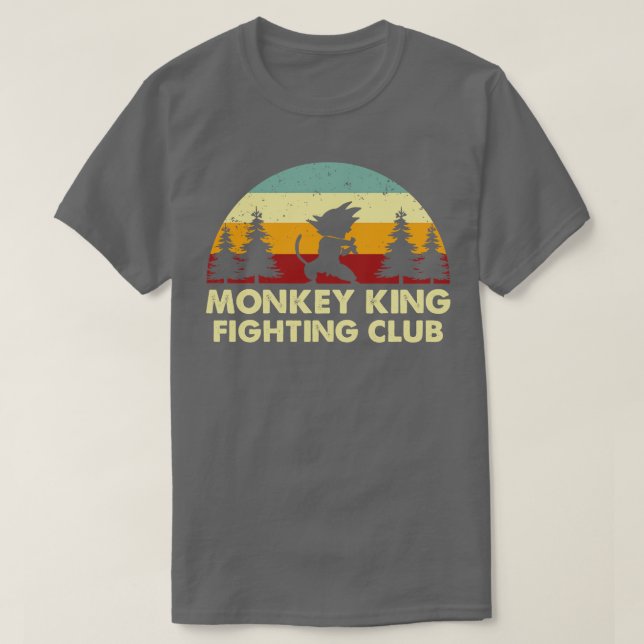 Camiseta Monkey King Fighting Club (Frente do Design)