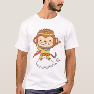 Camiseta Monkey King Sun Wu Kong Doodle