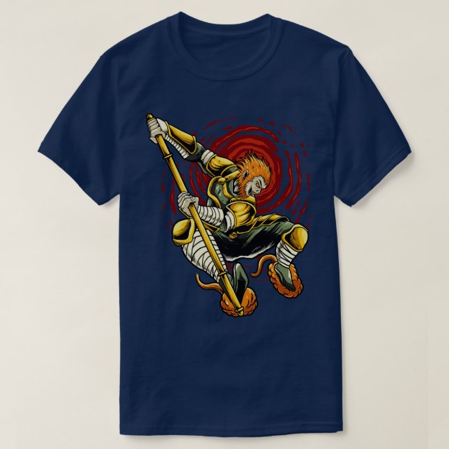 Camiseta Monkey King Sun Wukong TShirtmonkey king sun wukon (Frente do Design)