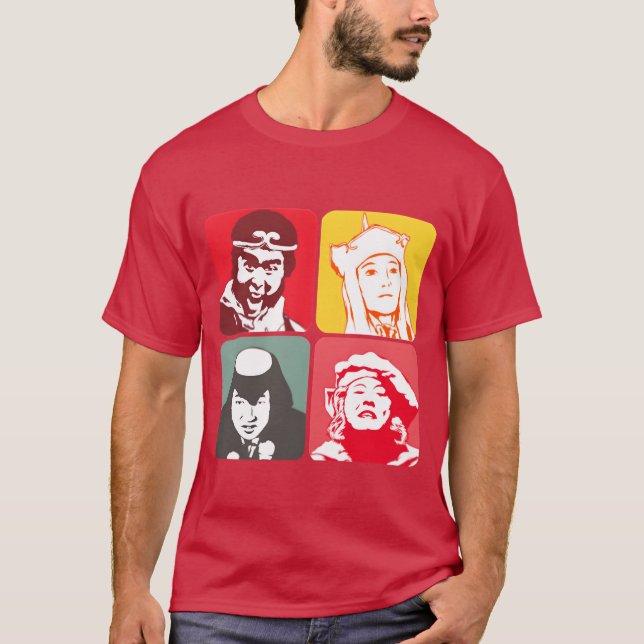 Camiseta Monkey Magic Masculino Engraçado RetroV Programa a (Frente)