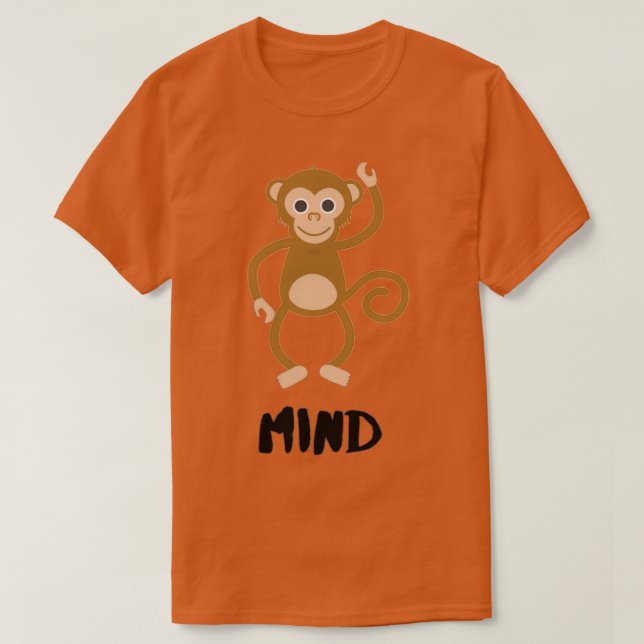 Camiseta Monkey Mind (Frente do Design)