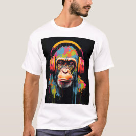 Camiseta Monkey Music Art Monkey Art Monkey Galeria de Maca