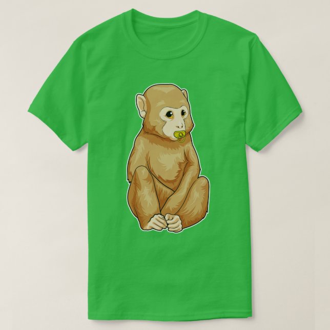 Camiseta Monkey Pacifier (Frente do Design)