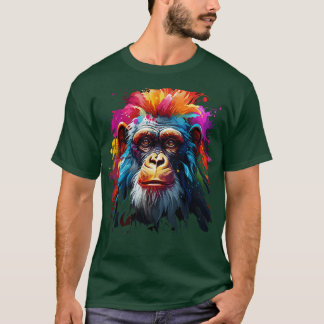 Camiseta Monkey Rainbow