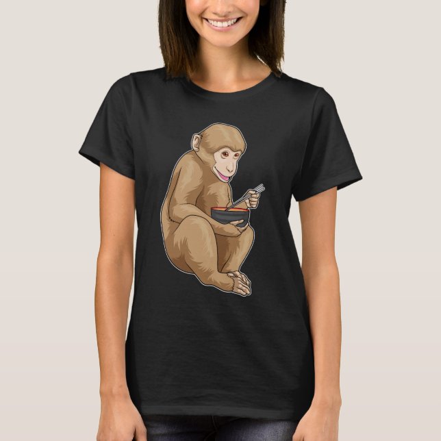 Camiseta Monkey Ramen Bowl (Frente)