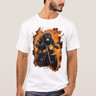 Camiseta Monkey Rider Biker