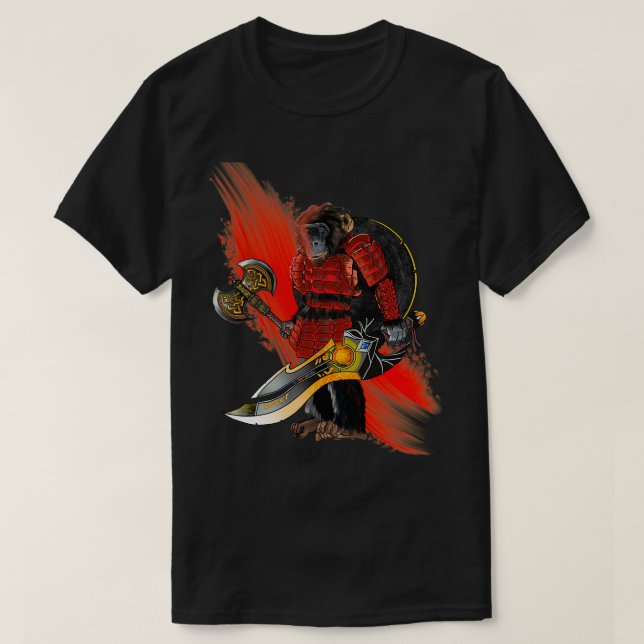Camiseta Monkey Warrior (Frente do Design)