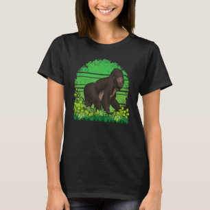 Camiseta Monkey Willife Gorilla Ape Retro Gorilla