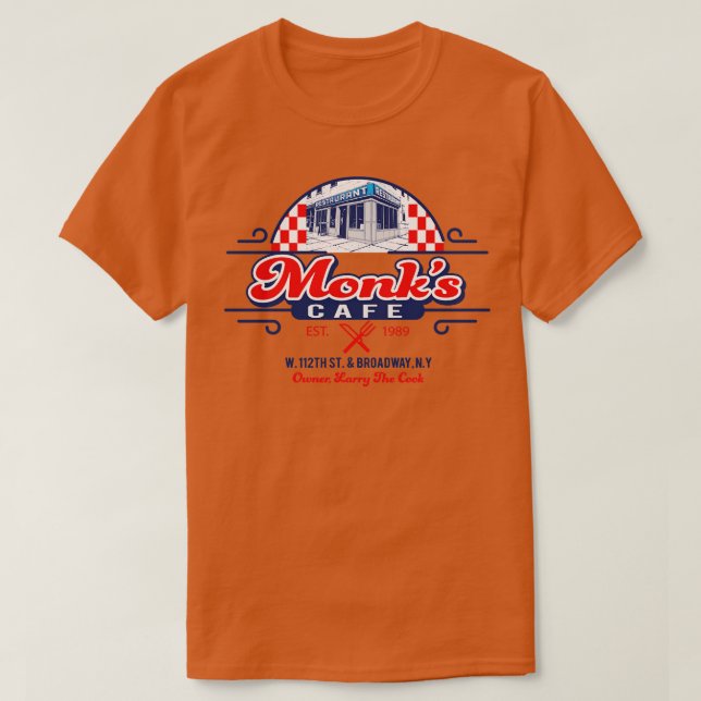 Camiseta Monks Cafe (Frente do Design)