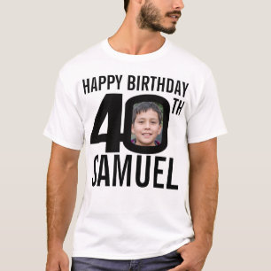 Camiseta Mono de nome personalizado e modelo de foto do ani