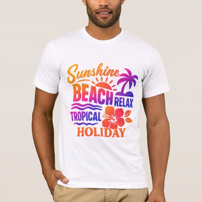 Camiseta Monocromo Montanha Picos com Sunbu Dourado Estiliz (Frente)