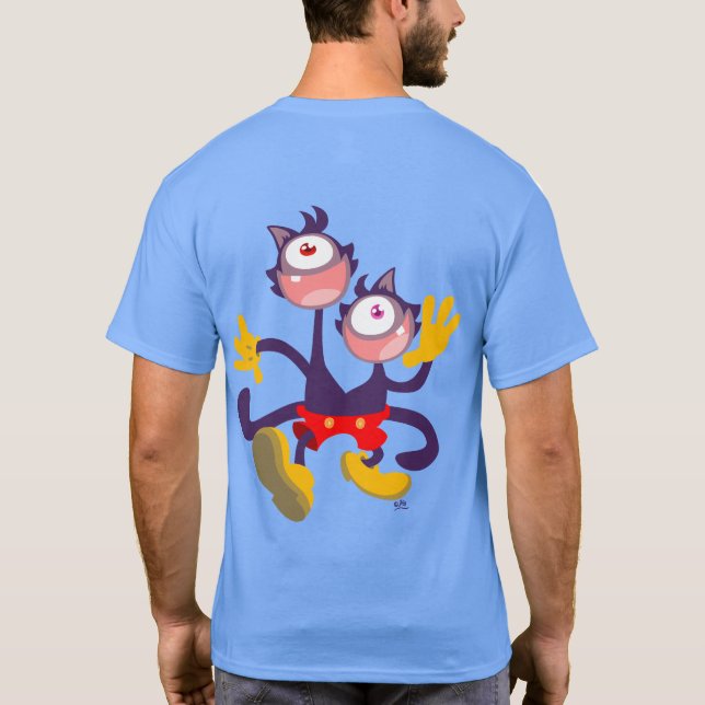 Camiseta Monocular em Tandem Walk (verso) (Verso)