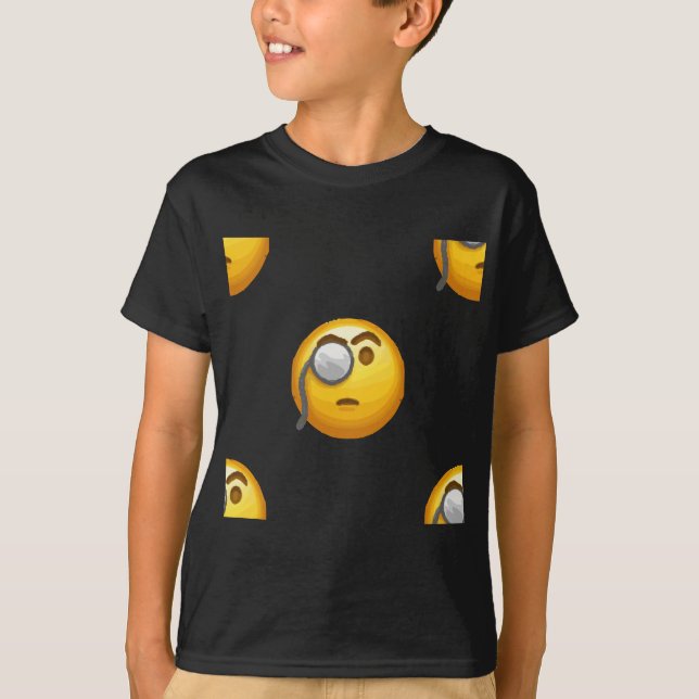 Camiseta monóculo emoji (Frente)