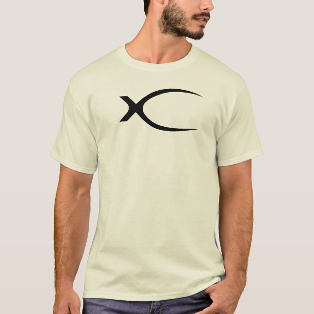 Camiseta Monograma clássico com a letra X (Frente)