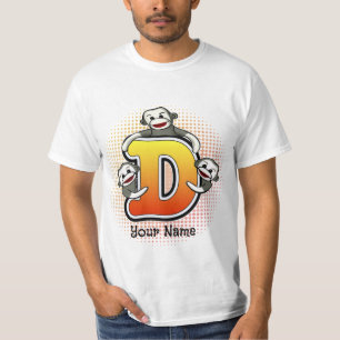 Camiseta Monograma D Sock Monkey T Shirt