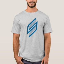 Camiseta Monograma da letra S estiloso moderno