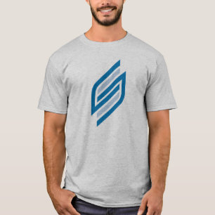 Camiseta Monograma da letra S estiloso moderno