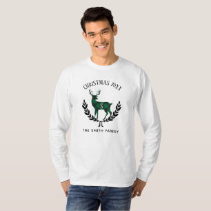 Camiseta Monograma da Xadrez de Buffalo Verde