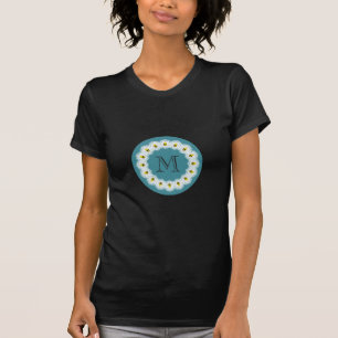Camiseta Monograma das abelhas de desenho feminino de tendê