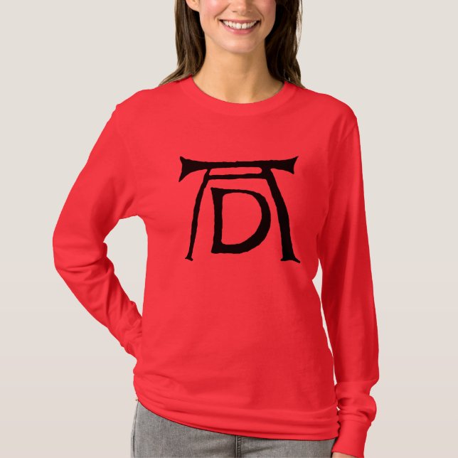 Camiseta Monograma de Durer do ANÚNCIO (Frente)