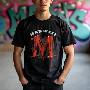 Camiseta Monograma de Grafite Negrito "M" - Urbano Personal