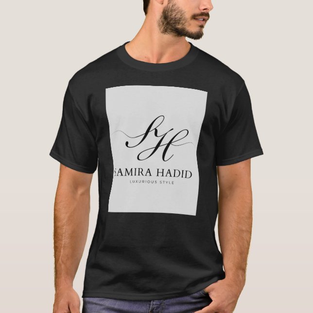 Camiseta Monograma de Luxo Samira Hadid (Frente)