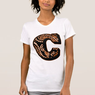 Camiseta Monograma de Paisley - C