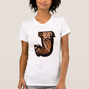 Camiseta Monograma de Paisley - J