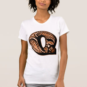 Camiseta Monograma de Paisley - Q