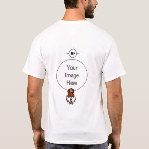 Camiseta Monograma de Refrigeração Tortoise Engraçado